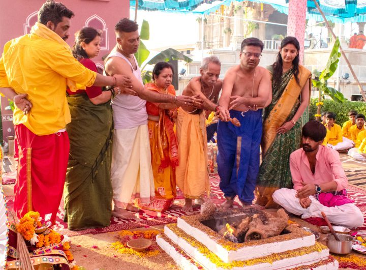 Traditional havan ceremony